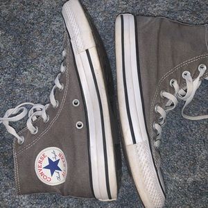 Grey Converse Hi-Tops